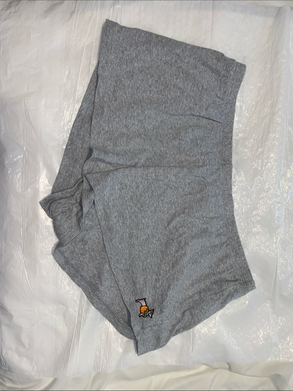 Victoria's Secret Gray Shorts with Small Embroidered Accent